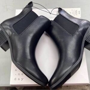 A New Day Black Ankle Booties